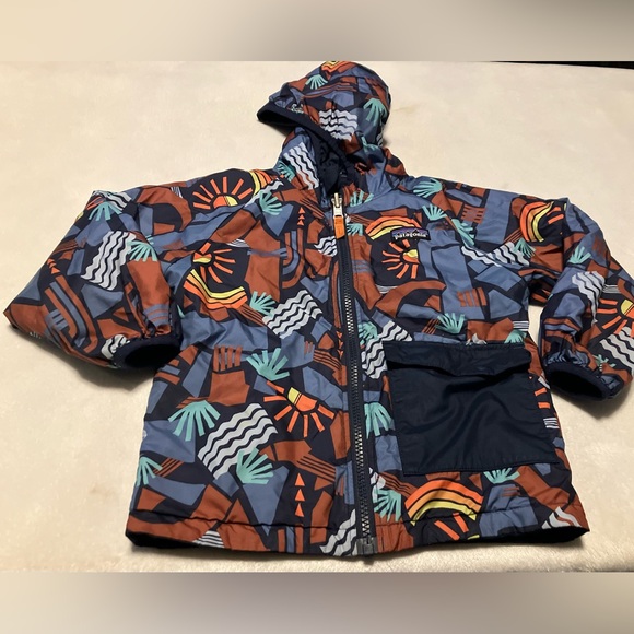 Patagonia Rainbow & Sun Kids Jacket with Hood